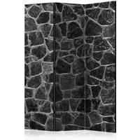 ARTGEIST 3teiliges Paravent Black Stones Roo cm 135x172 