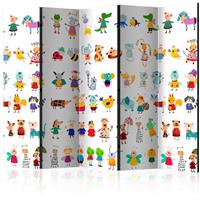 ARTGEIST 5teiliges Paravent Cartoon Pets II cm 225x172 - 