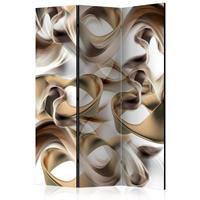 ARTGEIST 3teiliges Paravent Twisted World Ro cm 135x172 - 