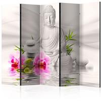 ARTGEIST 5teiliges Paravent Buddha and Orchid cm 225x172 - 