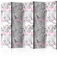 ARTGEIST 5teiliges Paravent Flamingos and Twi cm 225x172 - 