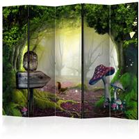 ARTGEIST 5teiliges Paravent Owlish Corner II cm 225x172 - 