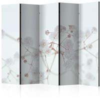 ARTGEIST 5teiliges Paravent White Flowers II cm 225x172 - 