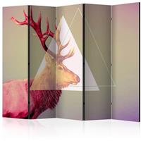 ARTGEIST 5teiliges Paravent deer graphic pat cm 225x172 - 