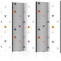 ARTGEIST 5teiliges Paravent Triangles Rain II cm 225x172 - 