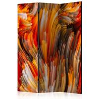 ARTGEIST 3teiliges Paravent Ocean of Fire Ro cm 135x172 - 