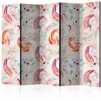 ARTGEIST 5teiliges Paravent Pastel Unicorns I cm 225x172 - 