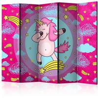 ARTGEIST 5teiliges Paravent Dancing Unicorn I cm 225x172 - 