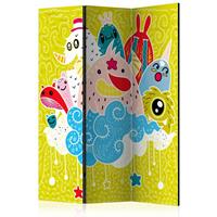 ARTGEIST 3teiliges Paravent Happy Creatures cm 135x172 - 