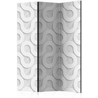 ARTGEIST 3teiliges Paravent Grey Spirals Roo cm 135x172 - 