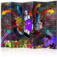 ARTGEIST 5teiliges Paravent Graffiti Colourf cm 225x172 