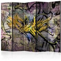 ARTGEIST 5teiliges Paravent Stunning graffiti cm 225x172 - 