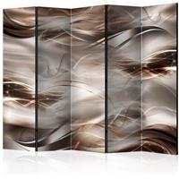 ARTGEIST 5teiliges Paravent Umber Waves II R cm 225x172 - 