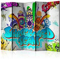 ARTGEIST 5teiliges Paravent Skateboard team I cm 225x172 - 