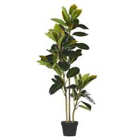 Beliani Ficus Kunstplant Synthetisch Materiaal 18 X 18 Cm