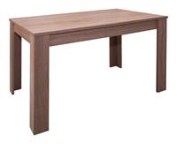 DMORA Ausziehbarer Esstisch, Ausziehbare Konsole, Moderner Tisch mit Verlängerungen, 140 / 190x90h78 cm, Eichenfarbe
