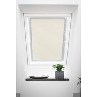 Lichtblick Dachfenster Sonnenschutz Haftfix, ohne Bohren, Verdunkelung, Beige, 59 cm x 96.9 (B L) für MK06