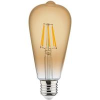 BES LED LED Lamp - Filament Rustiek - Vita - E27 Fitting - 6W - Warm Wit 2200K