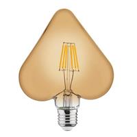 BES LED LED Lamp - Filament Rustiek - Hart - E27 Fitting - 6W - Warm Wit 2200K
