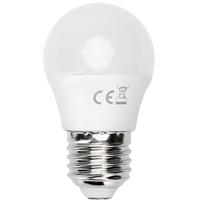BES LED LED Lamp - Smart LED - Aigi Exona - Bulb G45 - 7W - E27 Fitting - Slimme LED - Wifi LED - Aanpasbare Kleur - Mat Wit - Glas