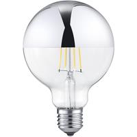 BES LED LED Lamp - Filament - Trion Limpo - E27 Fitting - 7W - Warm Wit 2700K - Glans Chroom - Glas