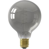 CALEX LED Lamp - Globe - Filament G95 - E27 Fitting - Dimbaar - 4W - Warm Wit 2100K - Titanium