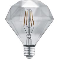 BES LED LED Lamp - Filament - Trion Dimano - E27 Fitting - 4W - Warm Wit 3000K - Rookkleur - Glas