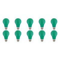 BES LED LED Lamp 10 Pack - Specta - Groen Gekleurd - E27 Fitting - 3W