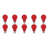 BES LED LED Lamp 10 Pack - Specta - Rood Gekleurd - E27 Fitting - 3W