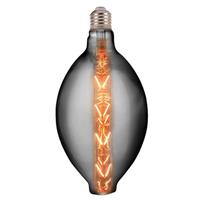 BES LED LED Lamp - Design - Elma - E27 Fitting - Titanium - 8W - Warm Wit 2400K