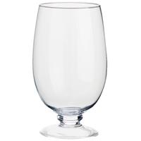 Kelkvaas/bloemenvaas Van Glas 18 X 30 Cm - Glazen Transparante Vazen