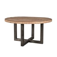 Countrylifestyle Mango Eettafel rond 130x130cm - zwart