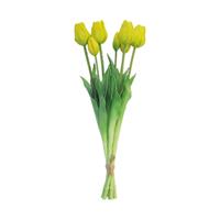 Nova Nature Classic Tulip Sally 7 st. geel 47 cm kunstbloem 