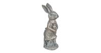 Clayre & Eef Decoratie konijn 6*4*13 cm 6PR3089CH