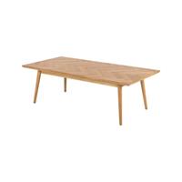 Lisomme Senn houten salontafel - Visgraat - L140 x B70 x H35cm - Naturel