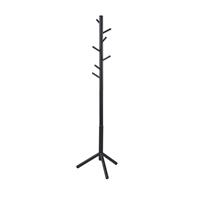Lisomme Dean houten staande kapstok - 176 cm hoog - Zwart