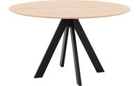 Goossens Excellent Eettafel Ferris Piramide Poot, Rond 120 x 120 cm