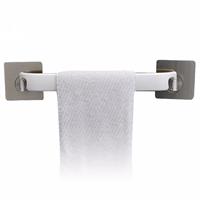 Decopatent Handdoekrek zelfklevend - Muur/Wand/Hoek Bevestiging - Handdoekenrek - Handdoekstang - WC - Toilet - Keuken - Badkamer