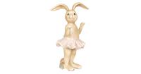 Clayre & Eef Decoratie konijn meisje 7*6*14 cm 6PR2630
