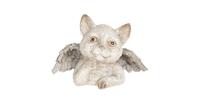 Clayre & Eef Decoratie kat met vleugels 21*11*14 cm 6PR2656