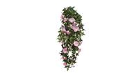 Mica Decorations Petunia Kunstplant - 80 x 20 x 15 cm - Hangend - Roze