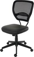 HWC Mendler Profi-Bürostuhl ohne Armlehnen 150 kg belastbar schwarz