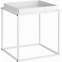 tectake - Bijzettafel Cambridge wit - 40x40x44cm, maximale draagkracht 30kg - 404183