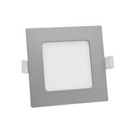 Prios Helina LED inbouwlamp, zilver, 22 cm, 18 W