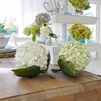 LOBERON Decoratiebloem set van 2 Hortensie