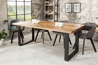 Eettafel Iron Craft 180cm Natuur Massief Mango Hout - 38658