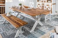 Eettafel Long Island 200cm Massief Mango Hout - 39774