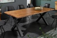 Eettafel Mammoet X 160cm Massief Acacia Hout Honey - 38351