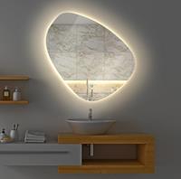 Gliss Design Fury spiegel met LED-verlichting 100x100cm
