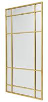 Nordal Denmark gouden staande spiegel met ruiten 204x102cm